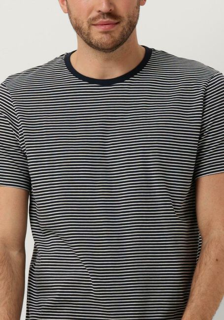 Blauwe SELECTED HOMME T-shirt SLHASPEN STRIPE SS O-NECK TEE NOOS - large