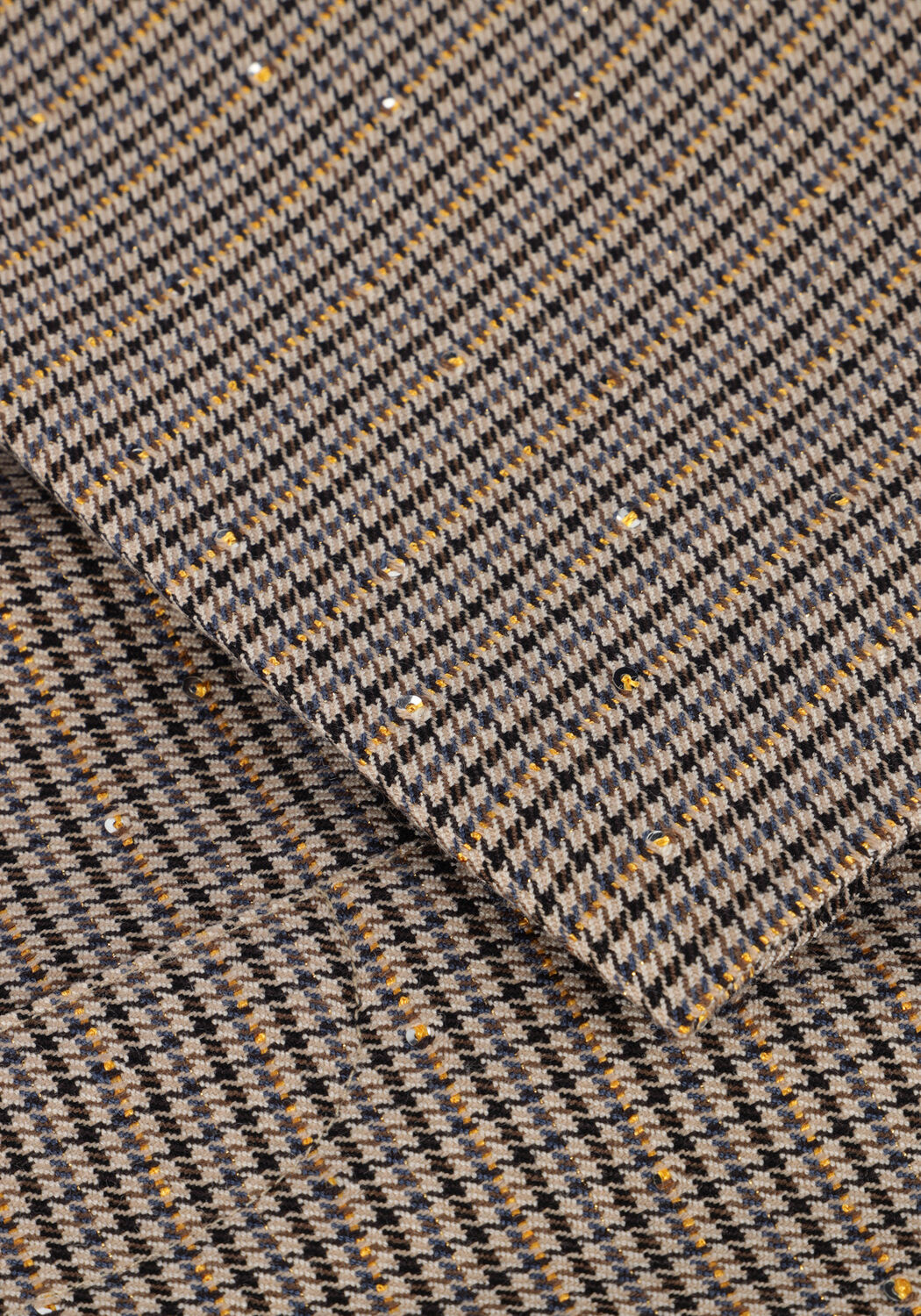 Bruine AAIKO Minirok PASCALE TWEED VIS 320 - large