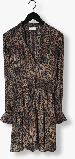 Bruine EST'SEVEN Mini jurk EST’JOURNEE DRESS BAMBU - large