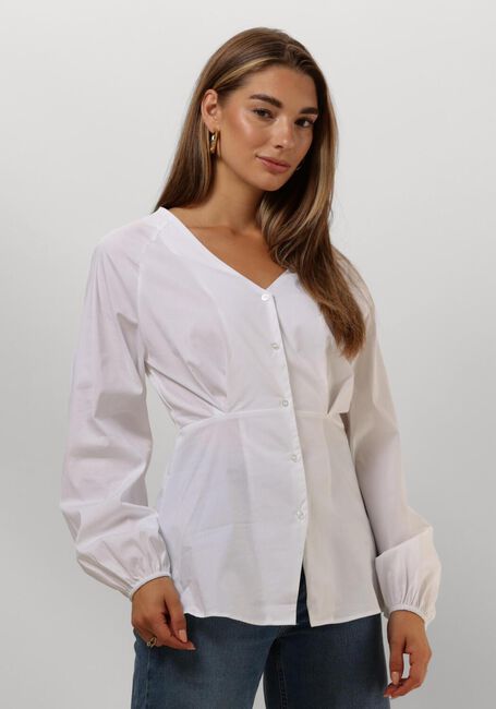 Witte OBJECT Blouses OBJTUTTA SCULPTURE FIT LS SHIRT D DIV - large