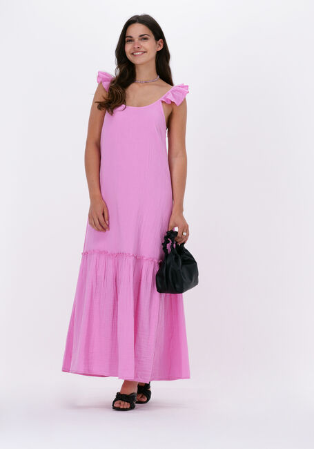 Roze Y.A.S. Midi jurk YASANINO SL ANKLE DRESS S. - large