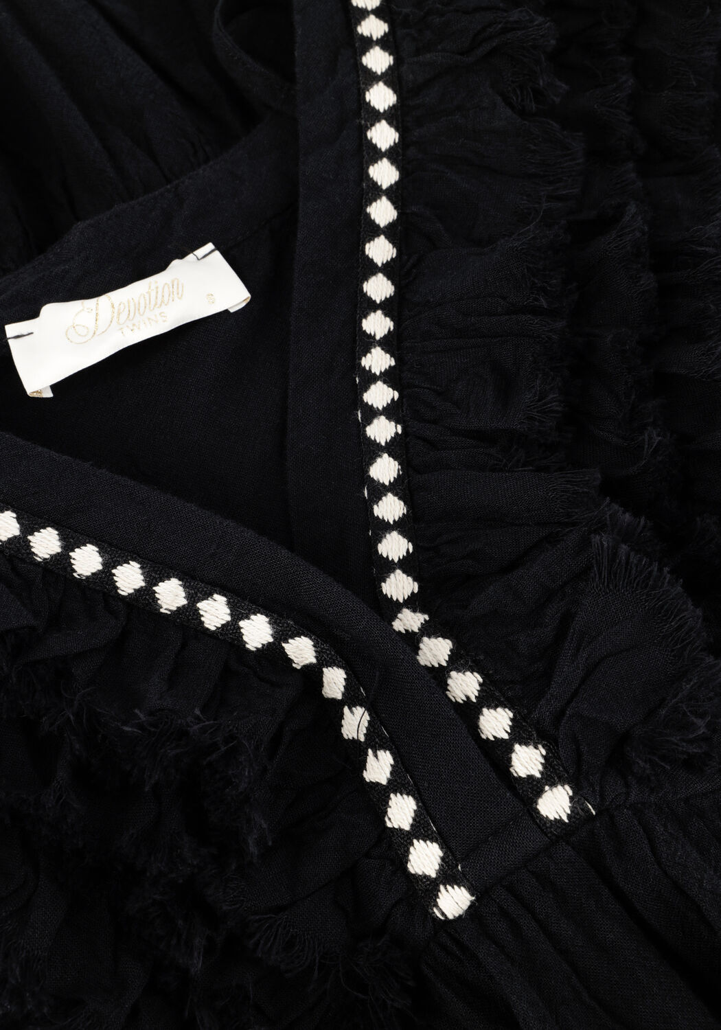 Zwarte DEVOTION Mini jurk EFISTO - large