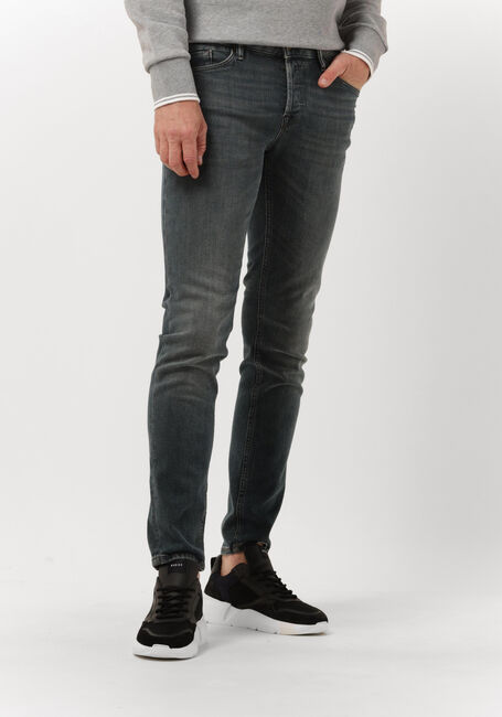 Blauwe CAST IRON Slim fit jeans RISER SLIM AGED DARK WASH - large