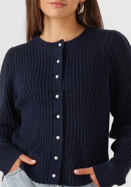 Donkerblauwe NEO NOIR Trui PULI KNIT CARDIGAN - large