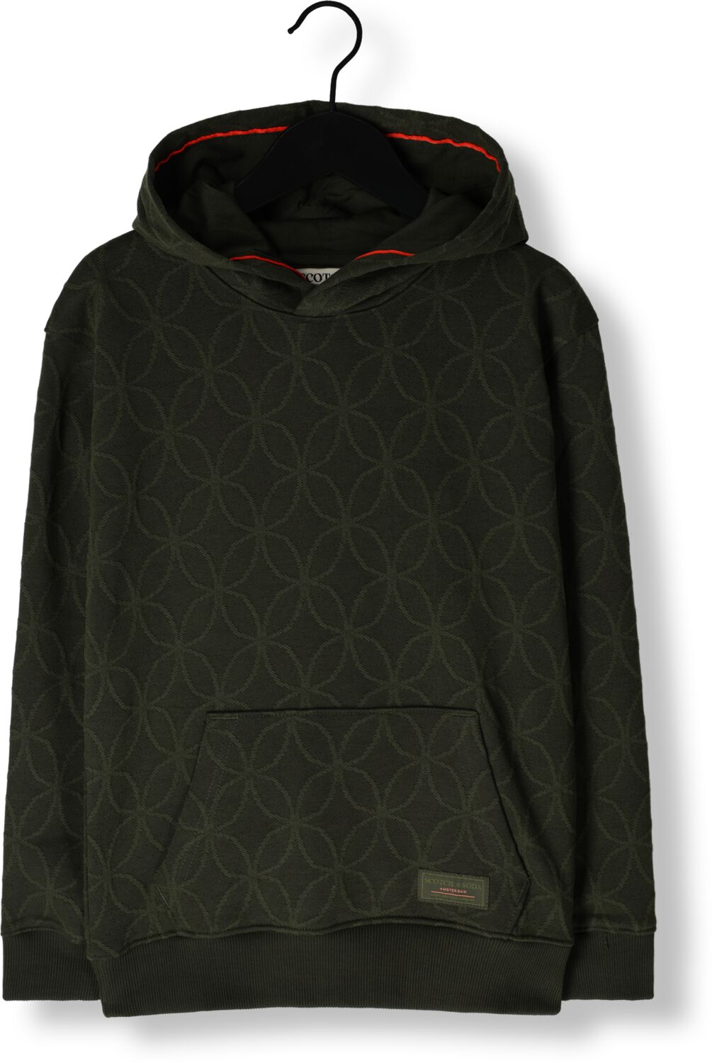 SCOTCH & SODA Jongens Truien & Vesten Jacquard Hoodie Groen