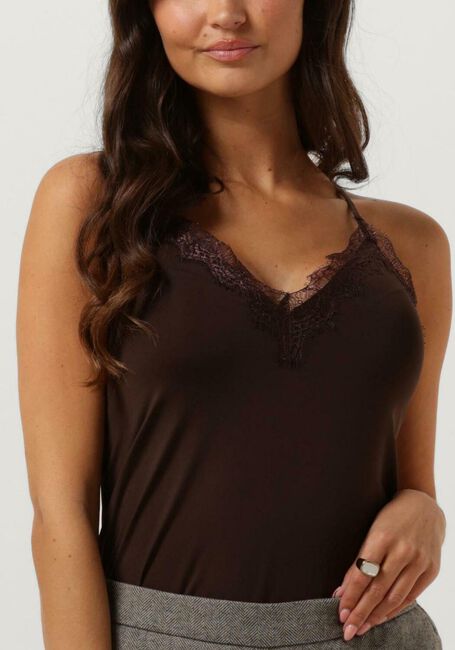 Bruine ROSEMUNDE Top 4217-837 STRAP TOP - large