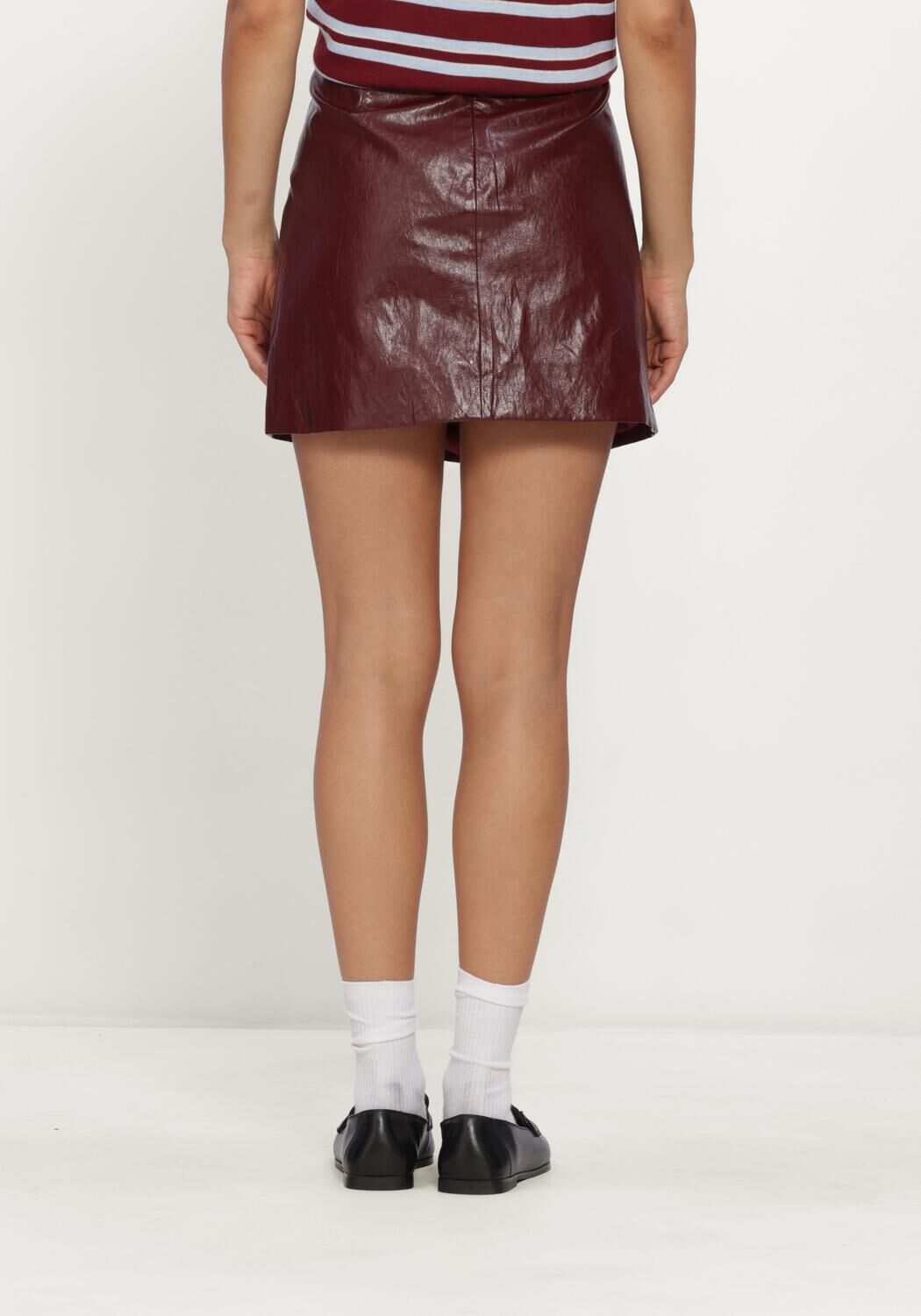 Bordeaux NOTRE-V Mini jurk NV-INEKE - large