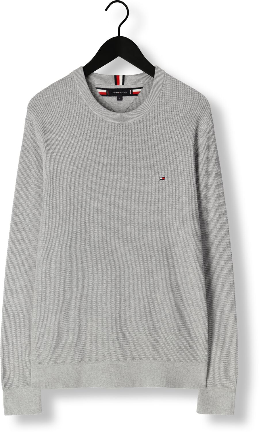 TOMMY HILFIGER Heren Truien & Vesten Refined Structure Cr Grijs