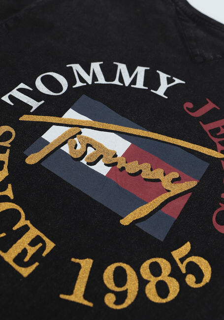 Zwarte TOMMY JEANS T-shirt TJW RLXD VINTAGE BRONZE 2 TEE - large