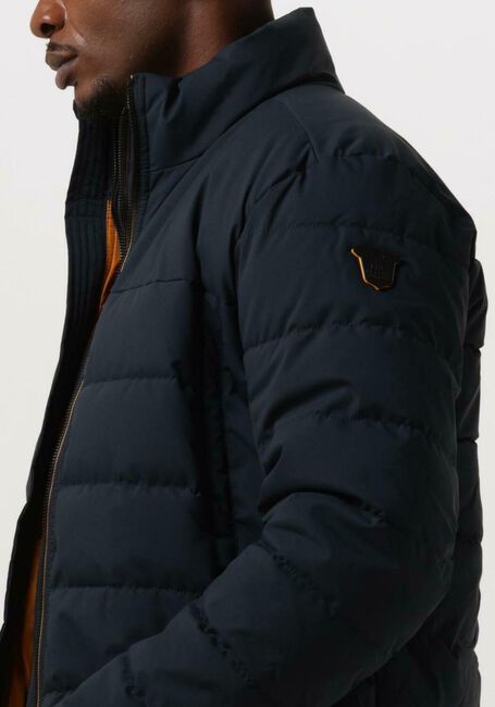 Donkerblauwe PME LEGEND Gewatteerde jas SHORT JACKET AIRGENEER PERFOR STRETCH - large