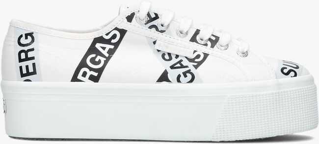 Witte SUPERGA Lage sneakers 2790 LETTERING TAPE - large