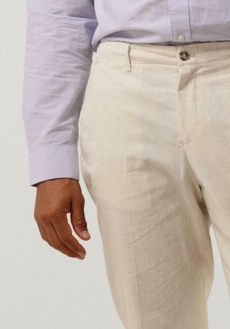 Witte SELECTED HOMME Pantalon SLHRELAX180-MARTIN LINEN TROUSER EX - large