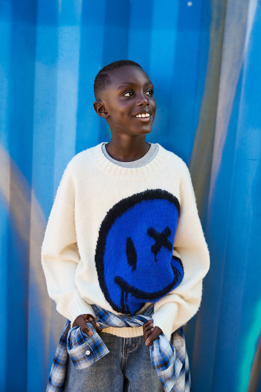 Ecru MOLO Trui BRIAN WOOL - large