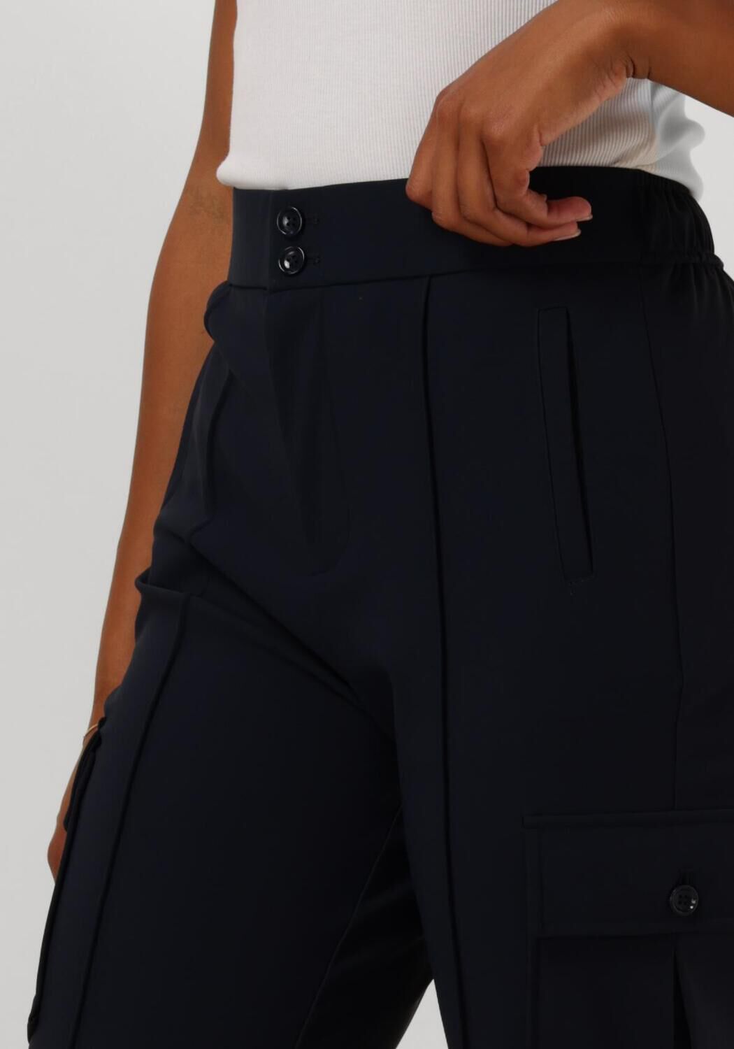 MOS MOSH Dames Broeken Mmantina Izzy Pant Donkerblauw