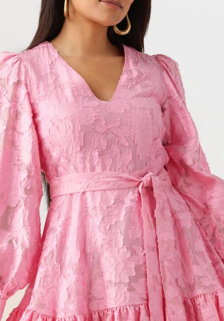 Roze SELECTED FEMME Mini jurk SLFCALLI-SADIE LS SHORT V-NECK DRESS FF - large