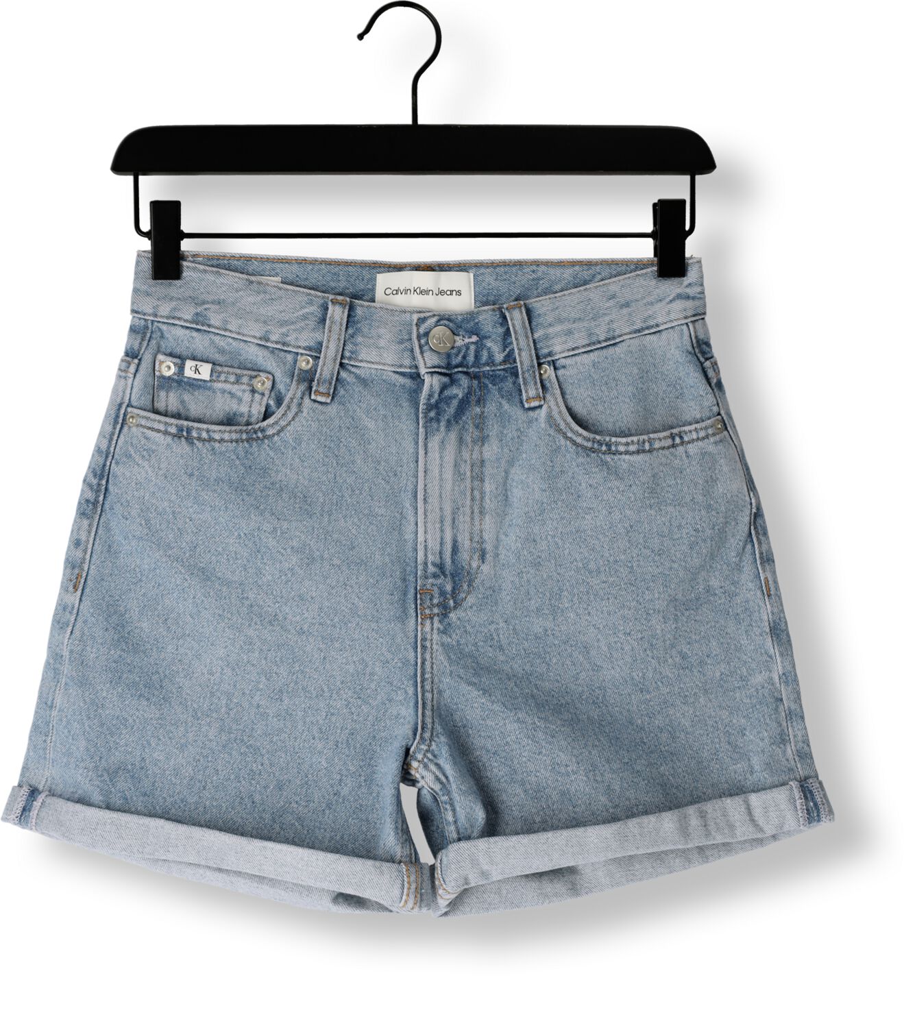 CALVIN KLEIN Dames Broeken Mom Short Blauw
