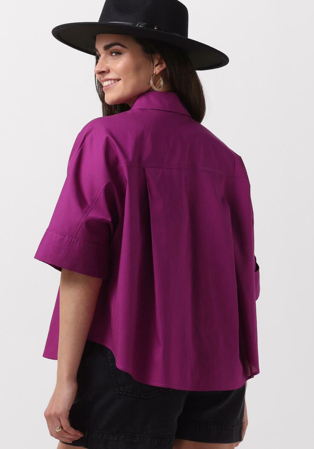 VANESSA BRUNO Dames Blouses Bobby Chemise Mc Paars