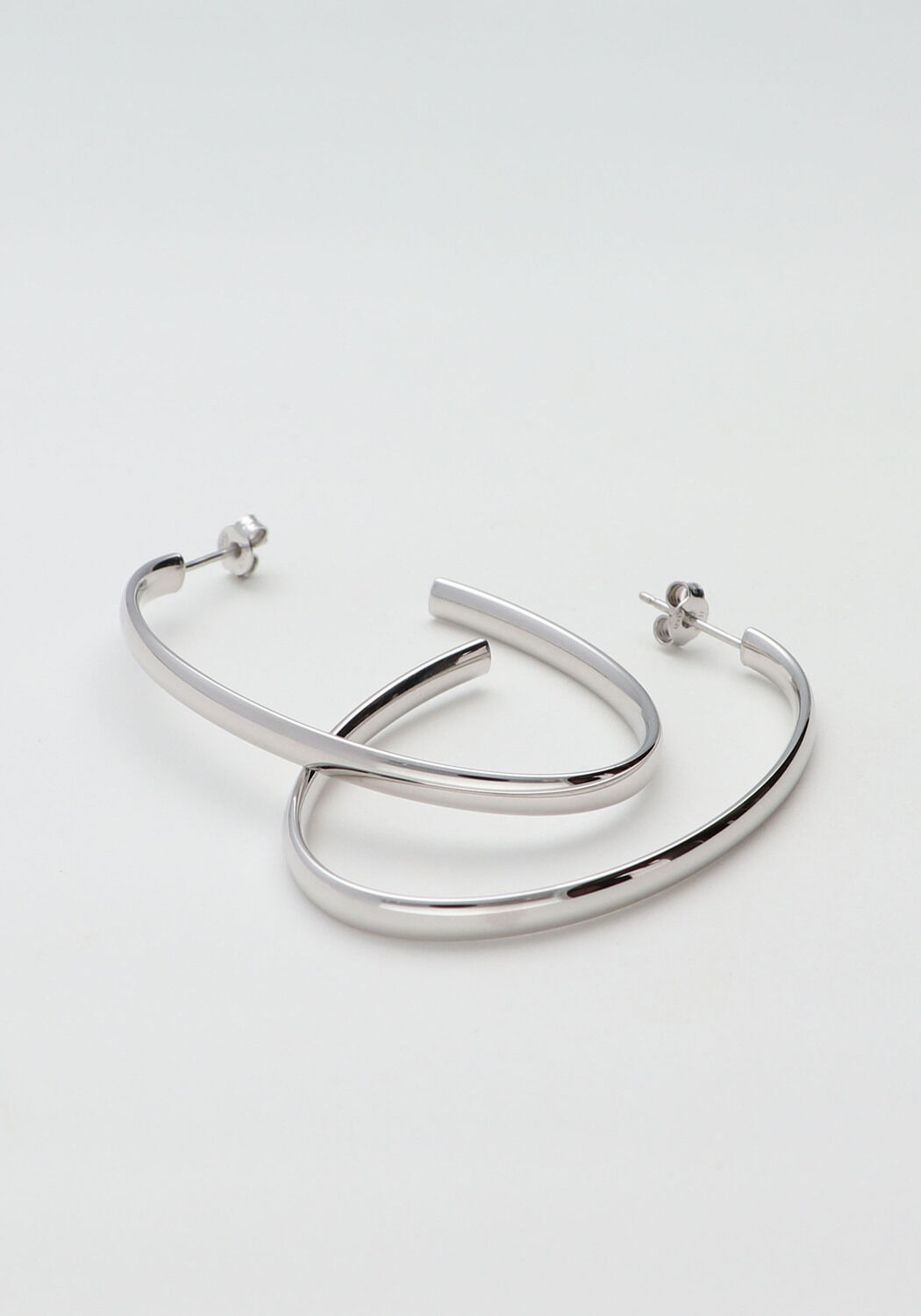 Zilverkleurig LOTT. GIOIELLI Oorbellen CL EARRING CREOLE OVAL - large