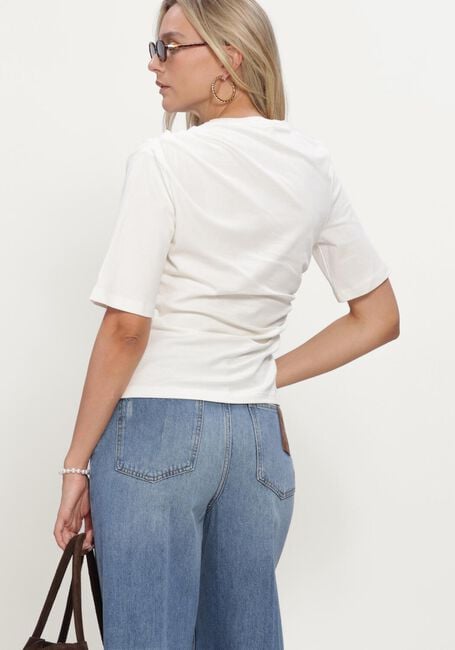 Witte SELECTED WOMEN T-shirt SLWOLINE - large
