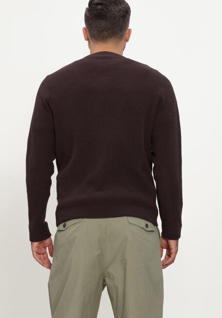 Bruine JC RAGS Trui CREW-NECK SWEATER EDDY - large