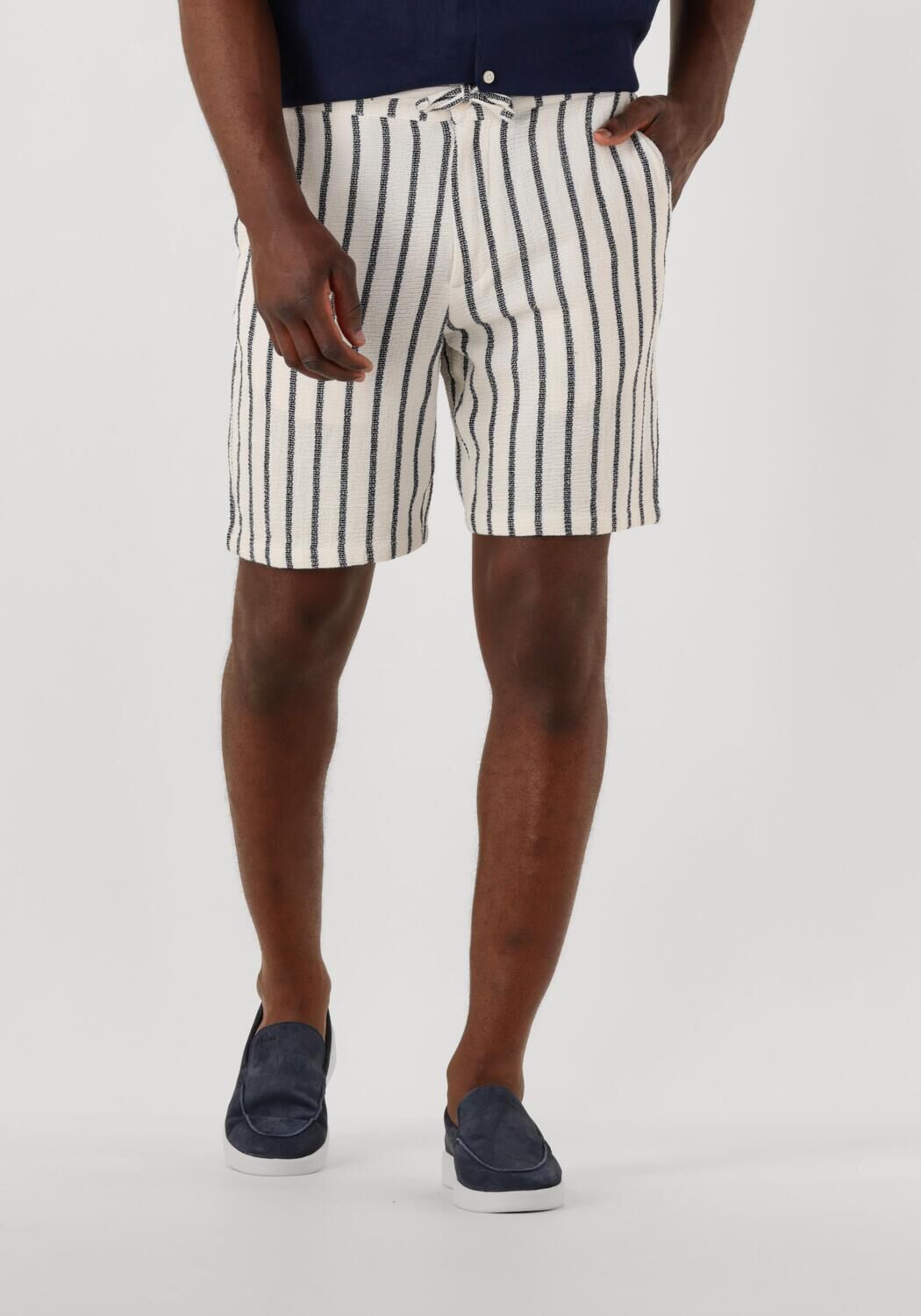 Selected Homme Regular fit bermuda met structuurmotief model 'BRODY'