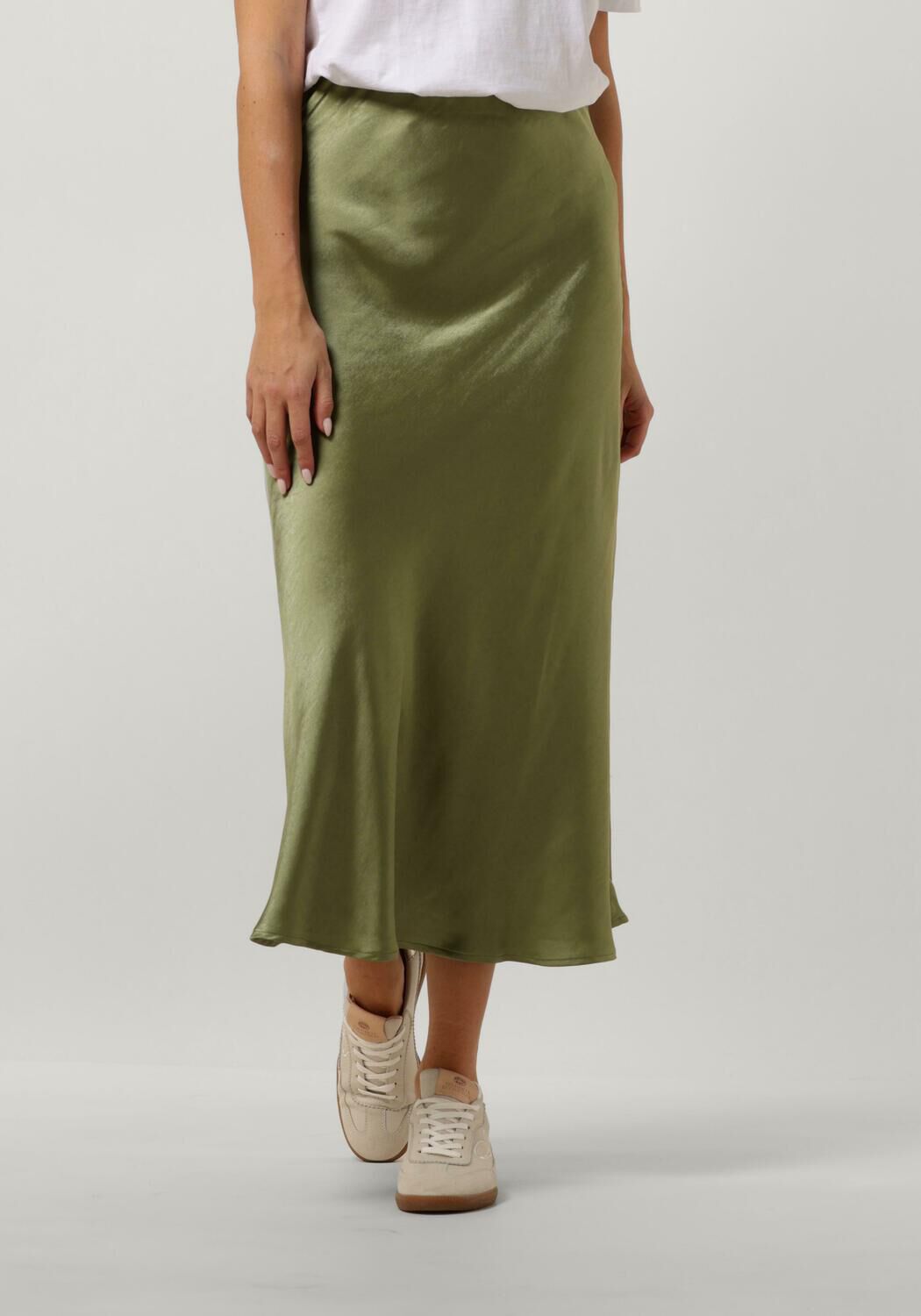 Groene midi rok outlet
