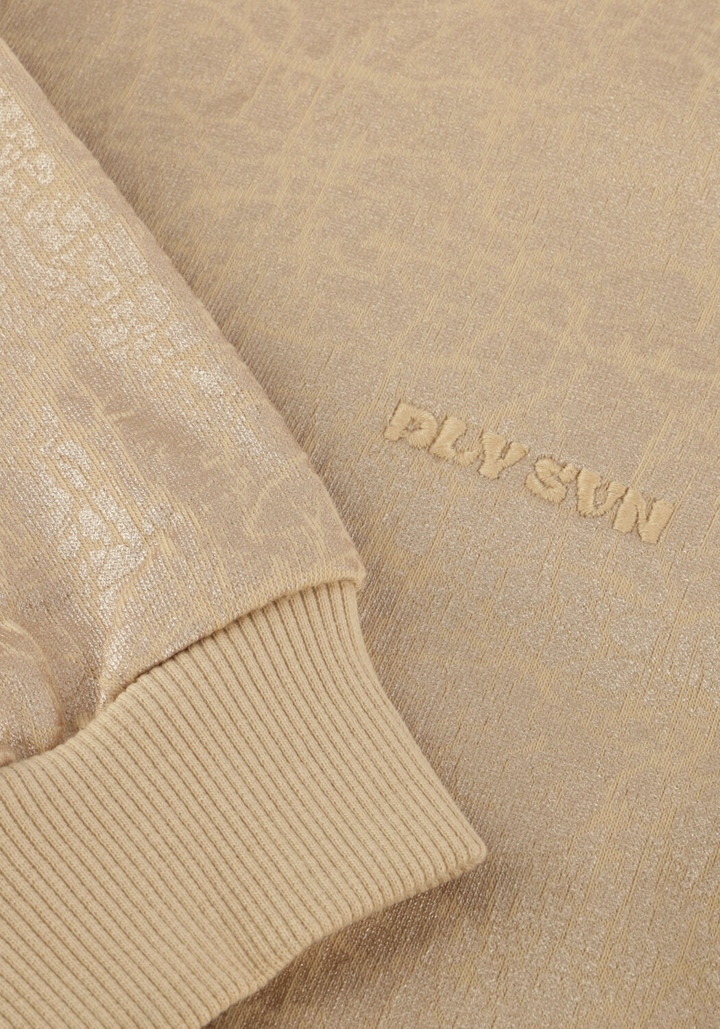 Beige DAILY7 Trui SWEATER FANCY RUFFLE - large