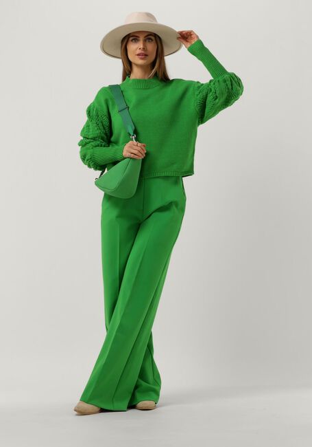 Groene ANOTHER LABEL Trui IMANI KNITTED PULL - large
