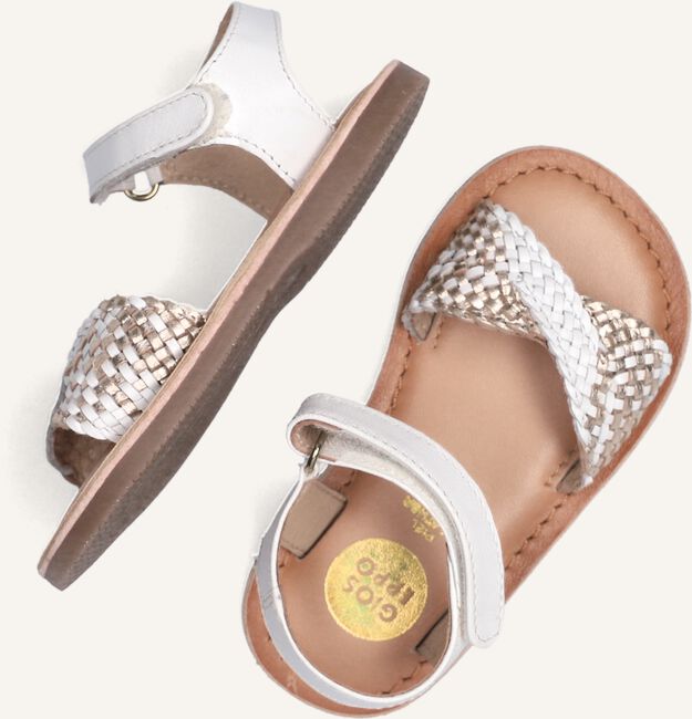 Witte GIOSEPPO Platte sandalen DEVANLAY Witte GIOSEPPO Platte sandalen DEVANLAY - large