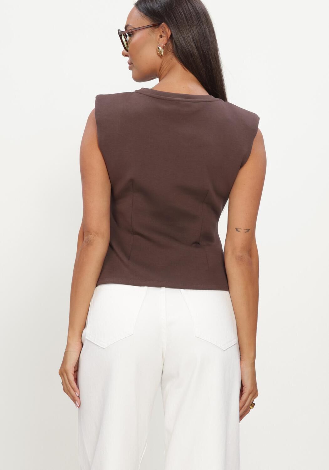 Bruine Y.A.S. Top YASPINA SL TOP NOOS - large