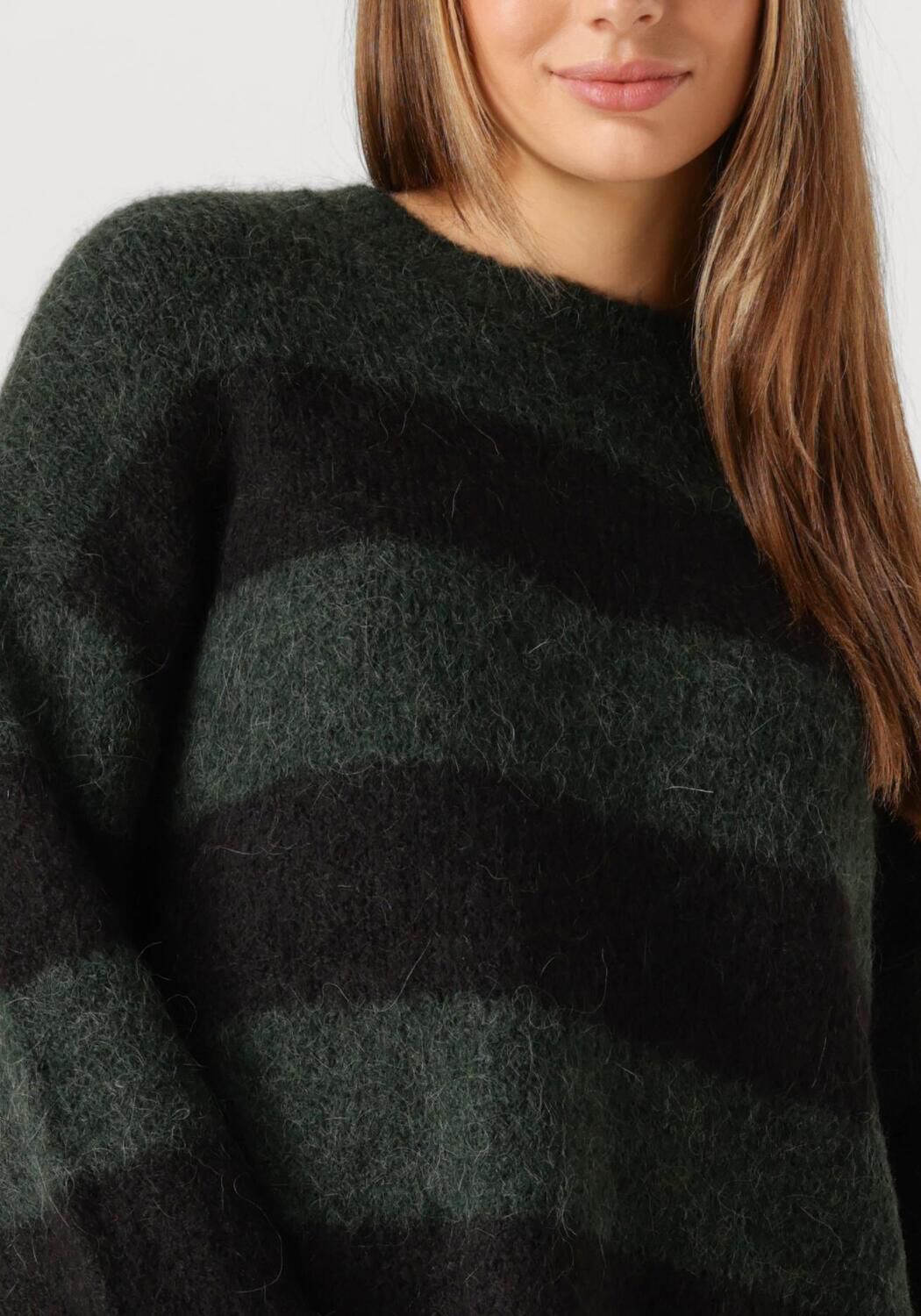 SELECTED FEMME Dames Truien & Vesten Slfgabella Ls Knit O-neck Camp Groen