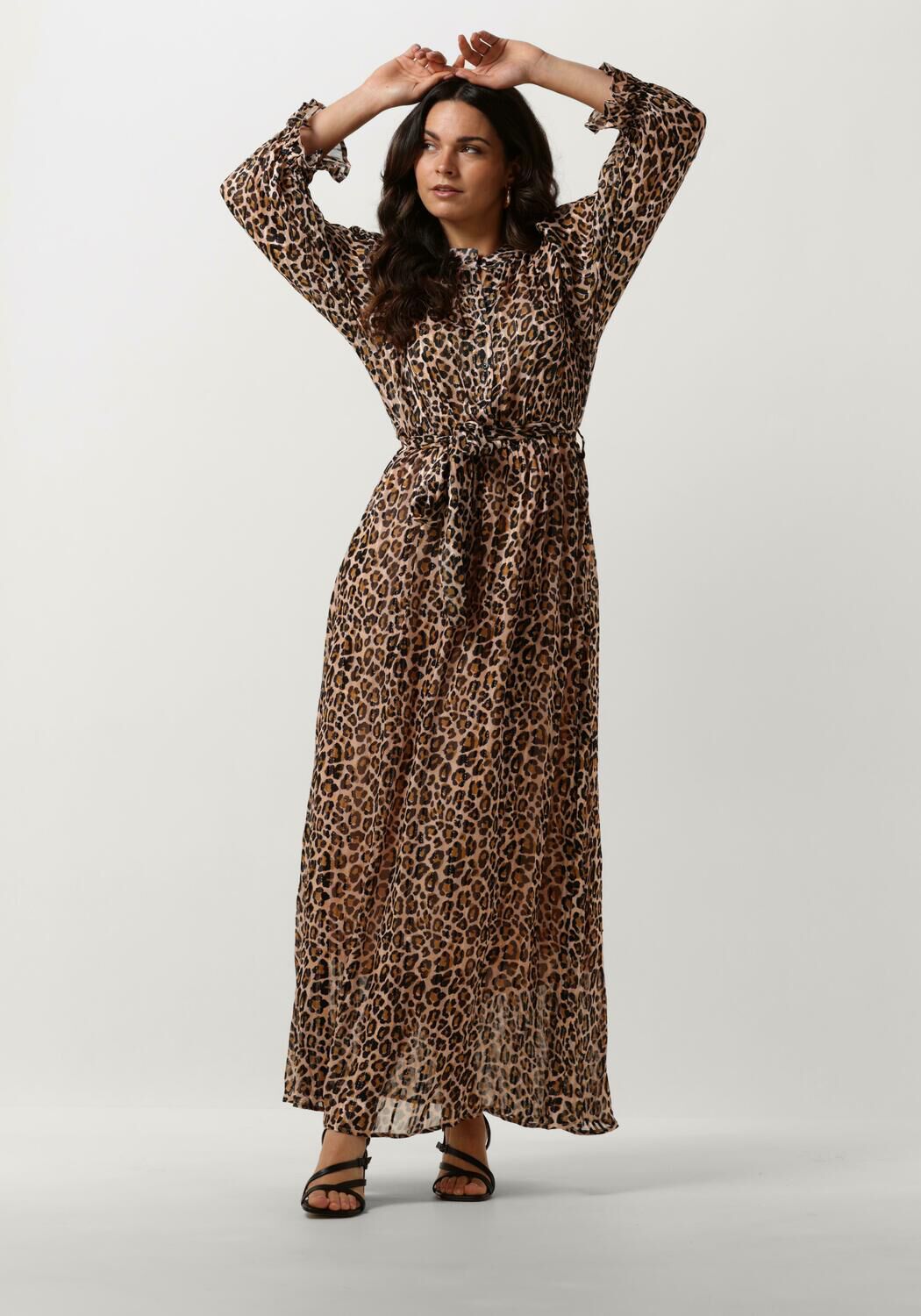 Maxi doorknoopjurk sale