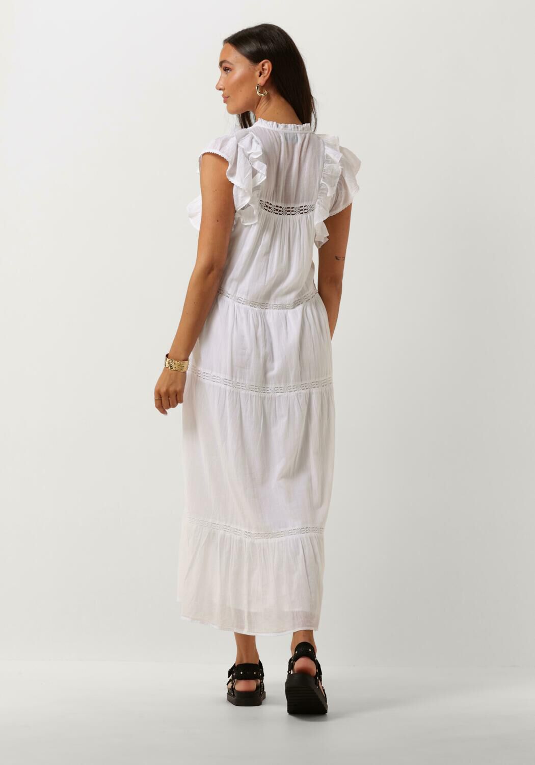 NEO NOIR Dames Jurken Ankita S Voile Dress Wit