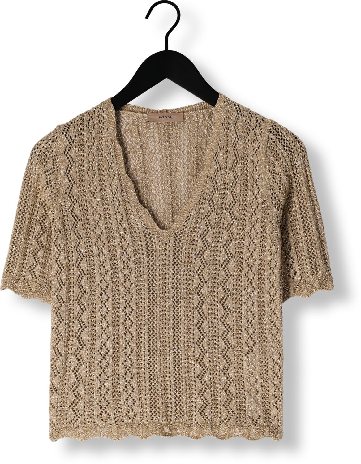 TWINSET MILANO Dames Tops & T-shirts 251tt3194 Goud