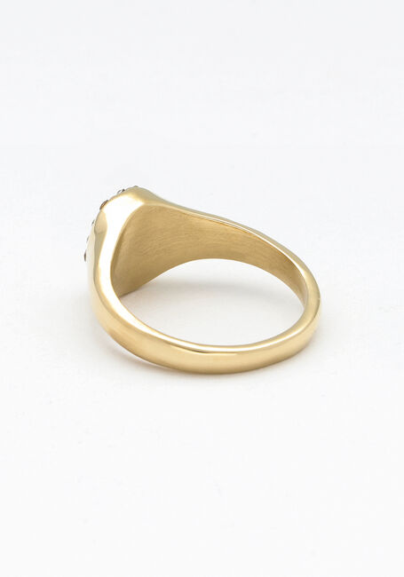 Goudkleurig NOTRE-V Ringen RING ROUND STRASS - large