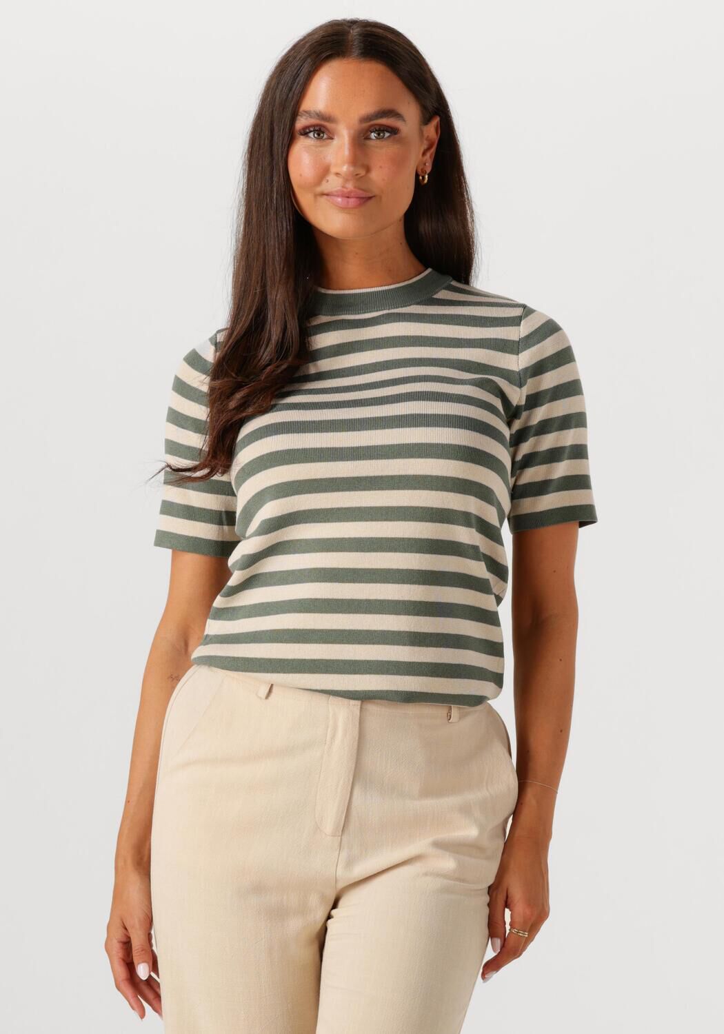 OBJECT Dames Truien & Vesten Objester S s New Knit Pullover Zand