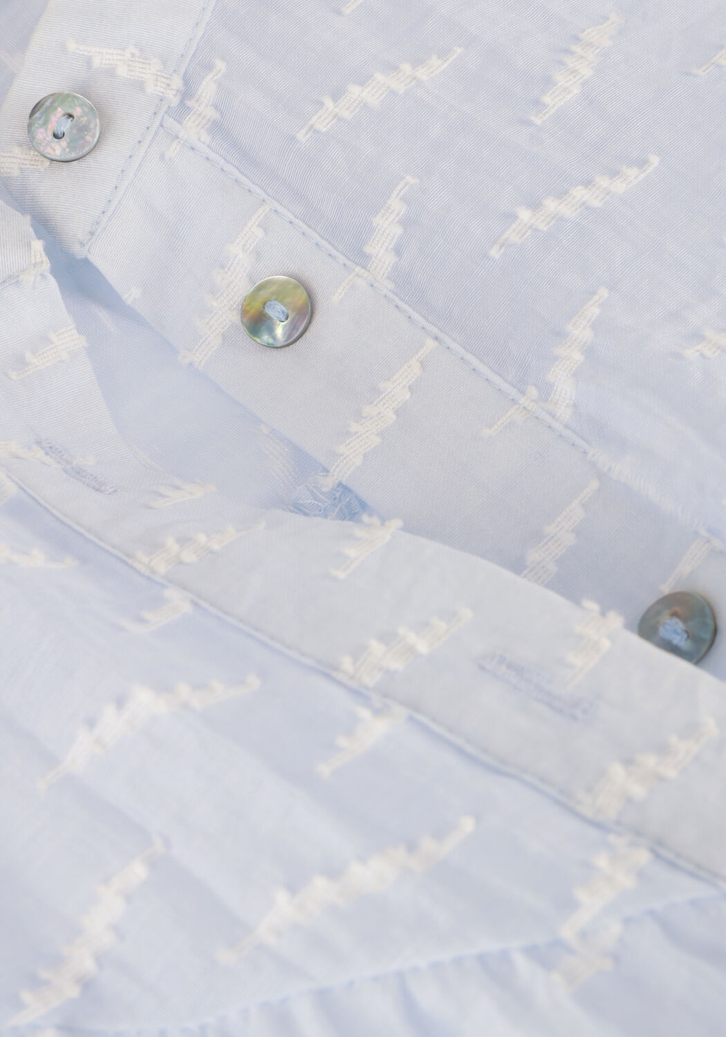 Lichtblauwe NUKUS Blouses BIANCA BLOUSE - large