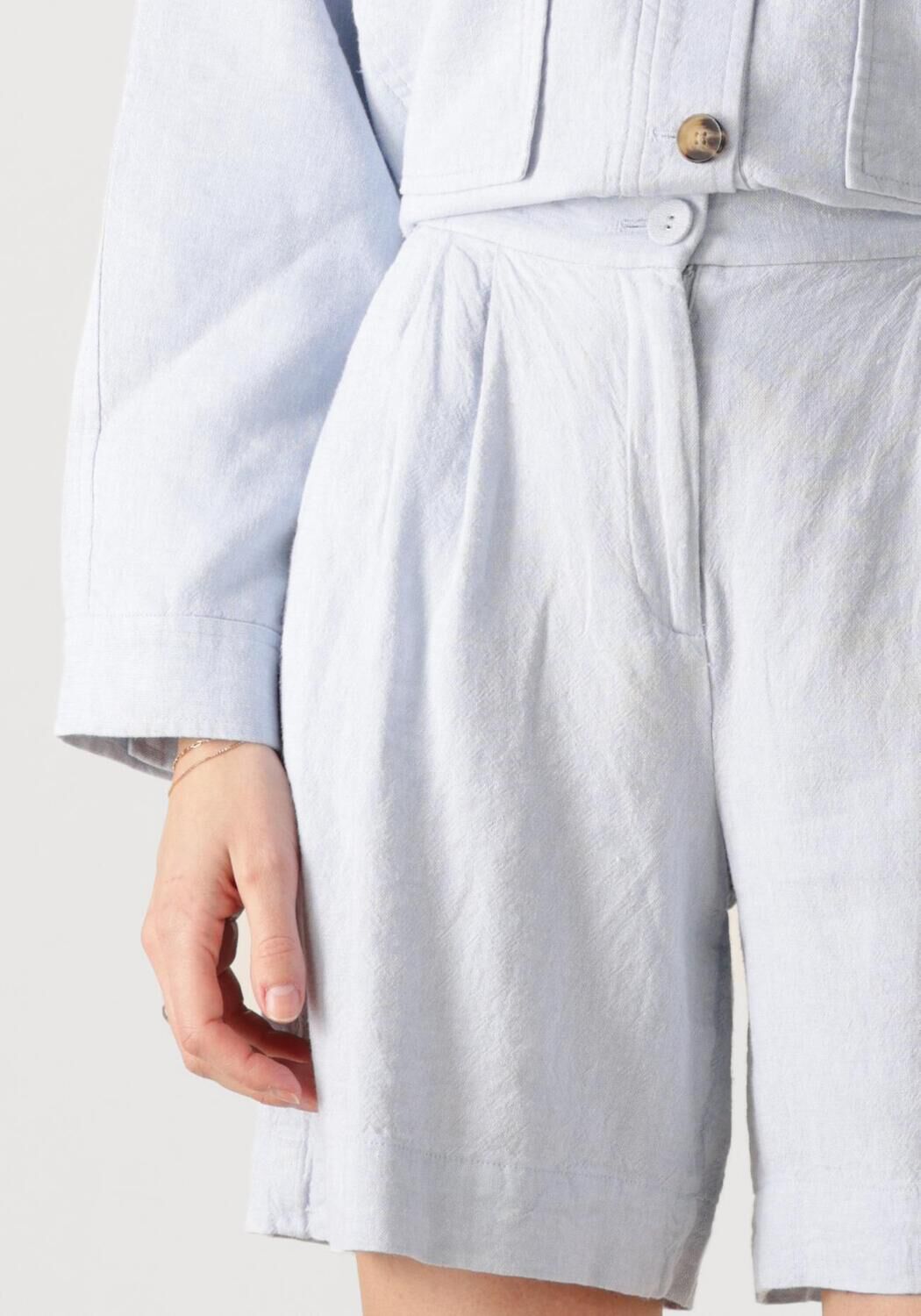 MSCH COPENHAGEN Dames Broeken Mschpennie Ginia Hw Shorts Lichtblauw