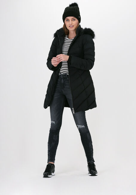 Zwarte GUESS Gewatteerde jas CECILIA DOWN JACKET - large