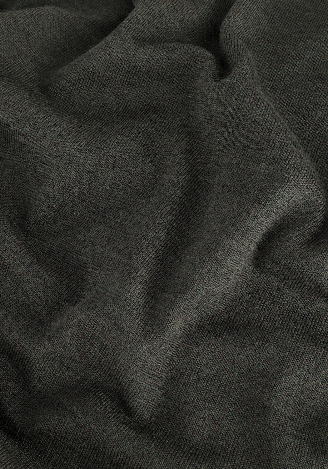 Groene SELECTED MEN Coltrui TOWN MERINO COOLMAX KNIT ROLL B - large