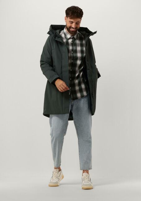 Donkergroene SELECTED MEN Casual overhemd REGBALDO SHIRT Donkergroene SELECTED MEN Casual overhemd REGBALDO SHIRT - large