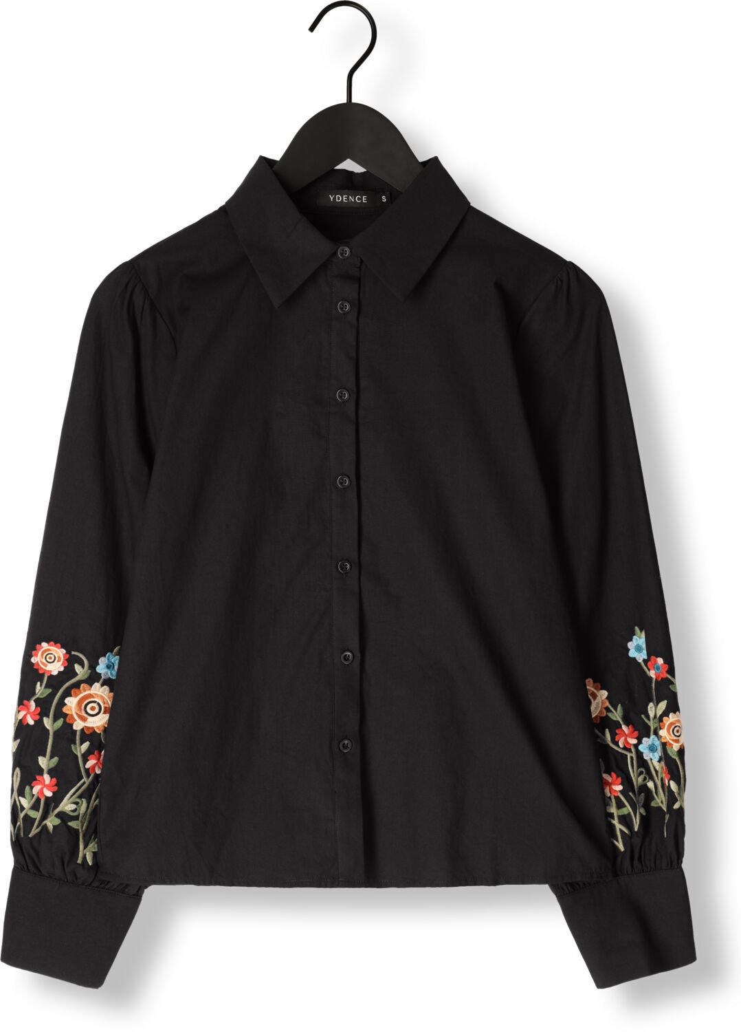 YDENCE Dames Blouses Blouse Blossom Zwart
