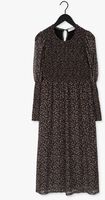 Zwarte CO'COUTURE Maxi jurk MESH FLOWER SMOCK DRESS