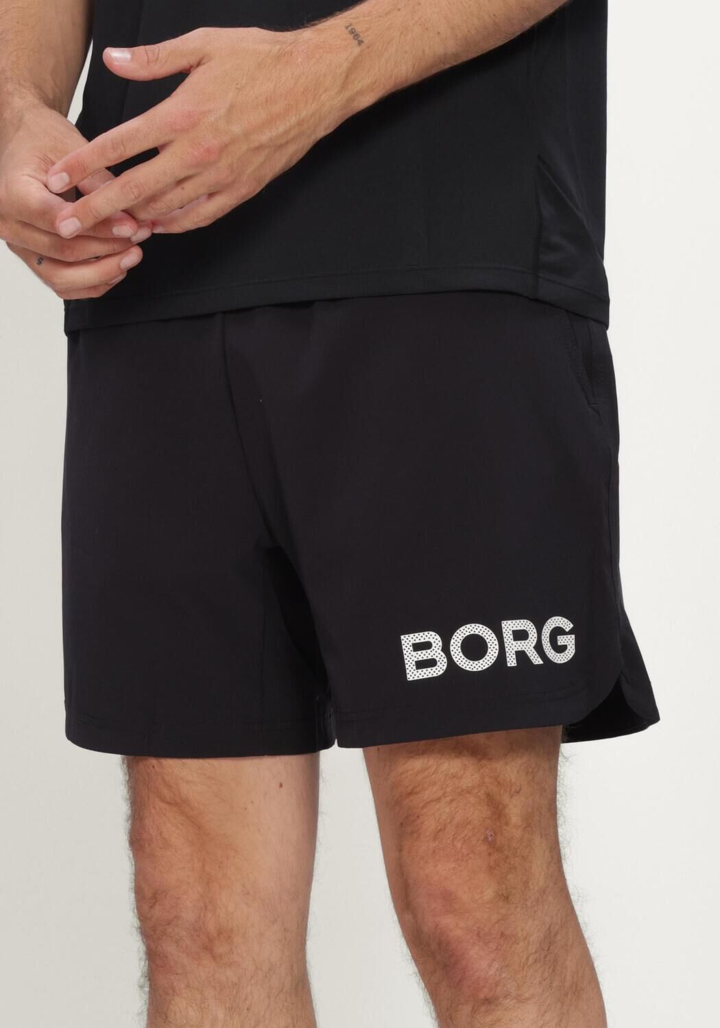 Zwarte BJORN BORG Sportshorts BORG 6 SHORTS - large