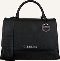 Zwarte CALVIN KLEIN Handtas SIDED TOP - medium