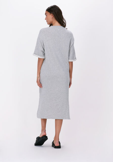 Grijze 10DAYS Midi jurk T-SHIRT DRESS FLEECE - large