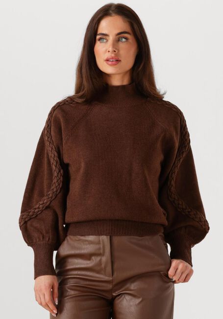 Bruine MINUS Top VERA HIGH NECK - large