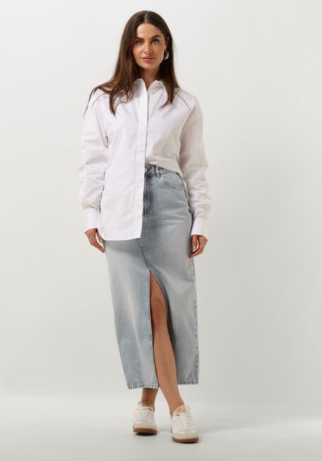 Blauwe SECOND FEMALE Midirok DUSTINE SKIRT - large