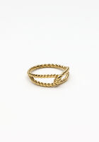 Goudkleurig NOTRE-V Ringen RING KNOOP - medium