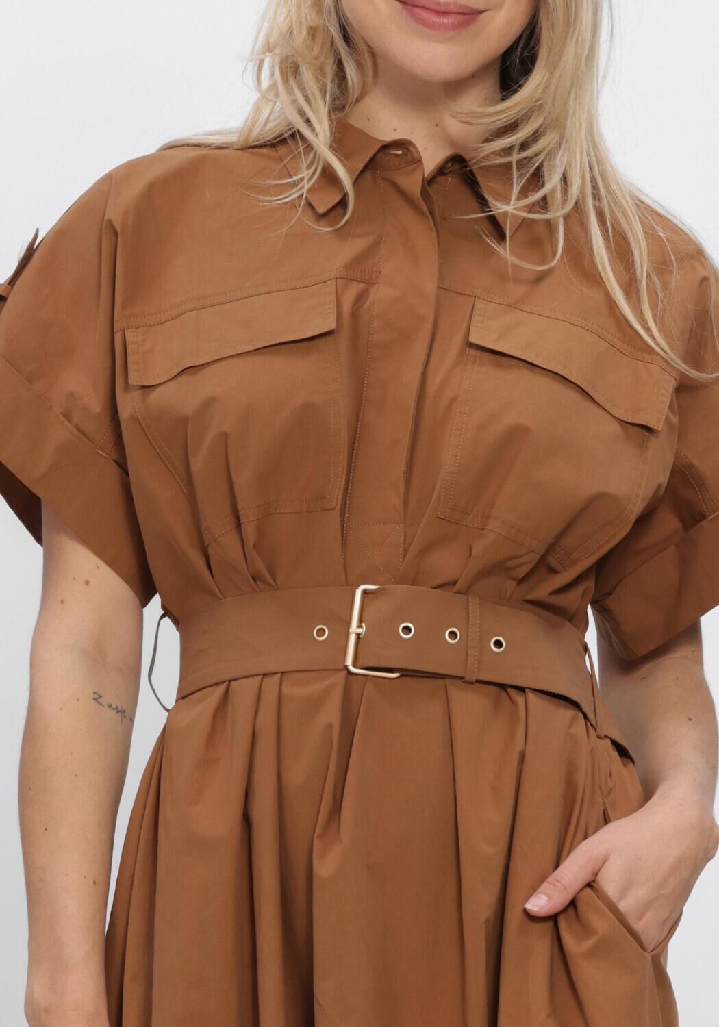 Bruine SUNCOO Mini jurk CRISTAL - large